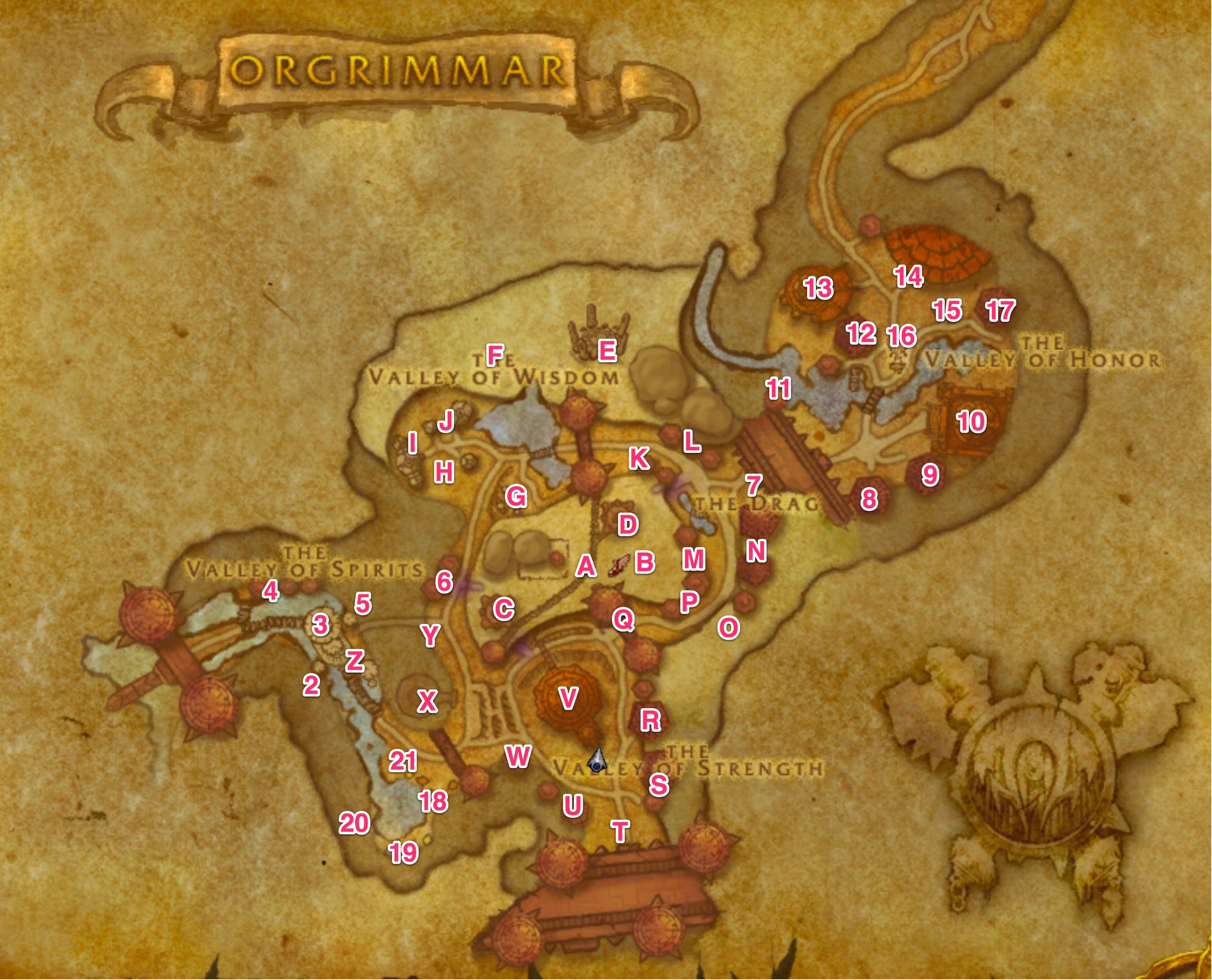 Orgrimmar Map